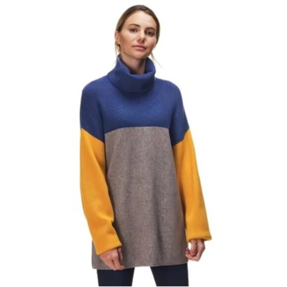 NWT-Free People Softly Structured Color Block Sweater - M - Picture 8 of 13
